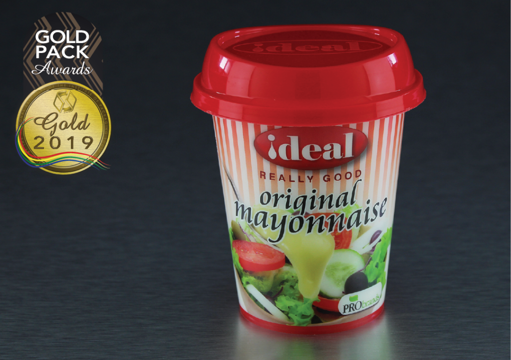 Gold Pack Awards. Original Mayonaise Tub Packaging