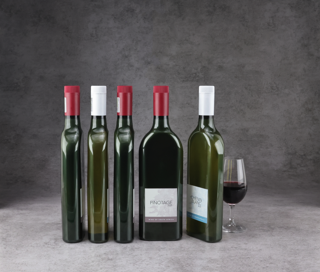 new flat eco wine bottle